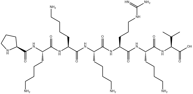 NLS PKKKRKV,95088-49-6,结构式