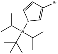 1H-Pyrrole, 3-bromo-1-[(1,1-dimethylethyl)bis(1-methylethyl)silyl]- Structure