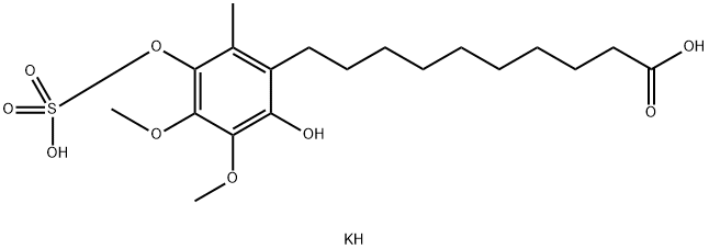 Hydro Idebenone 10’-Carboxylate 4-O-Sulfate Dipotassium Salt|