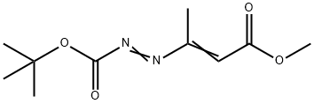 2-Butenoic acid, 3-[2-[(1,1-dimethylethoxy)carbonyl]diazenyl]-, methyl ester