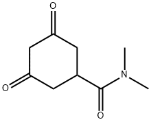 Cyclohexanecarboxamide, N,N-dimethyl-3,5-dioxo- Structure