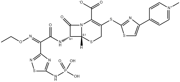 Ceftaroline Fosamil Impurity 18 化学構造式