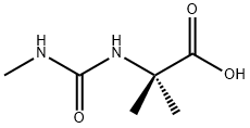 2-methyl-2-[(methylcarbamoyl)amino]propanoic acid Structure