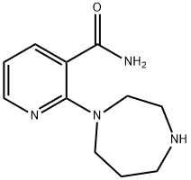 2-(1,4-diazepan-1-yl)pyridine-3-carboxamide Structure