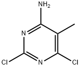 4-Pyrimidinamine, 2,6-dichloro-5-methyl- Struktur