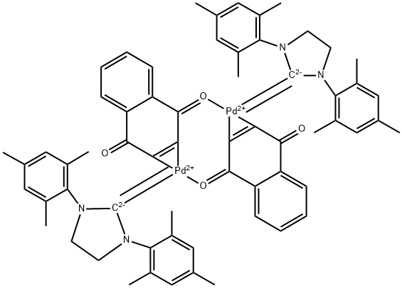 955998-76-2 Naphthochinone-1,3-bis(2,4,6-trimethylphenyl)-4,5-dihydroimidazole-2-ylidenepalladium(0)-dimer