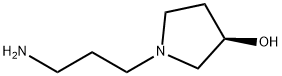 (3R)-1-(3-氨基丙基)吡咯烷-3-醇,956948-81-5,结构式