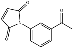 1-(3-乙酰苯基)-2,5-二氢-1H-吡咯-2,5-二酮,95695-43-5,结构式