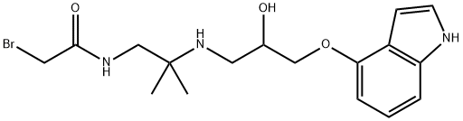 Br-AAM-pindolol 结构式