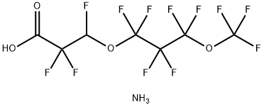 Ammonium4,8-dioxa-3H-perfluorononanoate Struktur