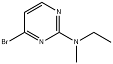 4-Bromo-2-(N,N-methylethylamino)pyrimidine 化学構造式