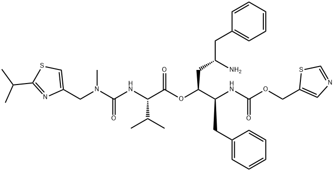 Ritonavir O-Acyl Isomer 化学構造式