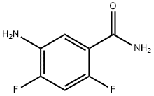 Benzamide, 5-amino-2,4-difluoro- Structure