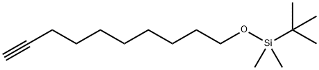 tert-Butyl(dec-9-yn-1-yloxy)dimethylsilane 结构式