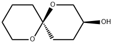 1,7-Dioxaspiro[5.5]undecan-3-ol, (3S,6S)- Struktur