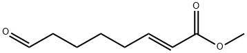 2-Octenoic acid, 8-oxo-, methyl ester, (2E)- Struktur