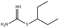 Carbamimidothioic acid, 1-ethylpropyl ester Structure