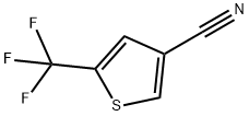 3-Thiophenecarbonitrile, 5-(trifluoromethyl)-,96518-83-1,结构式