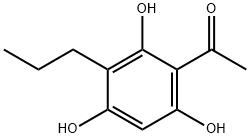 2,4,6-三羟基-3-丙基苯乙酮, 96756-28-4, 结构式