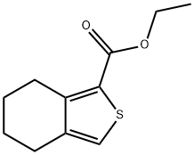 Ethyl 4,5,6,7-tetrahydrobenzo[c]thiophene-1-carboxylate, 96986-78-6, 结构式