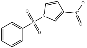 1H-Pyrrole, 3-nitro-1-(phenylsulfonyl)- Struktur