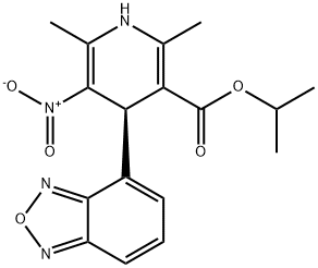 SDZ-202 791 S(+)|(R)-4-(苯并[C][1,2,5]恶二唑-4-基)-2,6-二甲基-5-硝基-1,4-二氢吡啶-3-羧酸异丙酯