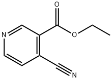 3-Pyridinecarboxylic acid, 4-cyano-, ethyl ester Structure