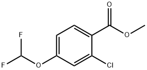 Methyl 2-chloro-4-(difluoromethoxy)benzoate Structure