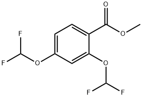 Benzoic acid, 2,4-bis(difluoromethoxy)-, methyl ester,97914-57-3,结构式