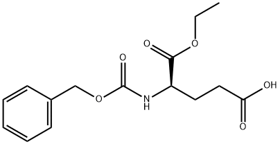 (4R)-4-{[(benzyloxy)carbonyl]amino}-5-ethoxy-5-oxopentanoic acid 化学構造式
