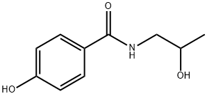 Benzamide, 4-hydroxy-N-(2-hydroxypropyl)- Struktur