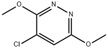 Pyridazine, 4-chloro-3,6-dimethoxy- Structure