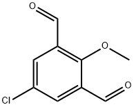 1,3-Benzenedicarboxaldehyde, 5-chloro-2-methoxy- 结构式