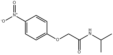 N-异丙基-2-(4-硝基苯氧基)乙酰胺,98379-84-1,结构式