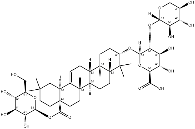 假人参皂苷RT1,98474-74-9,结构式