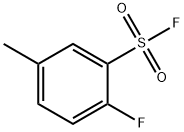 Benzenesulfonyl fluoride, 2-fluoro-5-methyl- 化学構造式