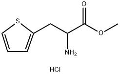 methyl 2-amino-3-(thiophen-2-yl)propanoate hydrochloride Structure