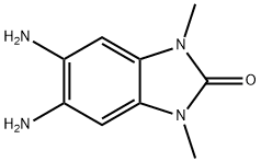 5,6-diamino-1,3-dimethyl-2,3-dihydro-1H-1,3-benzodiazol-2-one Struktur