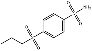 4-(propane-1-sulfonyl)benzene-1-sulfonamide 化学構造式