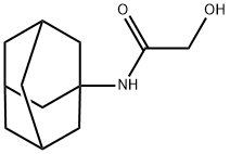 1-(Hydroxyacetylamino) Adamantane (HAAA) Struktur