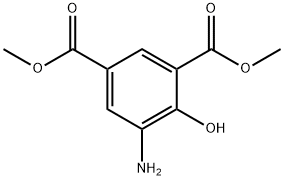 1,3-Benzenedicarboxylic acid, 5-amino-4-hydroxy-, 1,3-dimethyl ester Structure