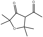 3(2H)-Furanone, 4-acetyldihydro-2,2,5,5-tetramethyl- Structure