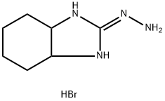 2-hydrazinyl-3a,4,5,6,7,7a-hexahydro-1H-1,3-benzodiazole hydrobromide Structure