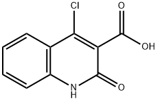 3-Quinolinecarboxylic acid, 4-chloro-1,2-dihydro-2-oxo- Struktur