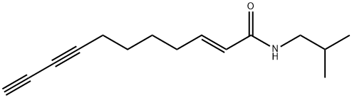 UNDEC-2-ENE-8,10-DIYNOIC ACID ISOBUTYLAMIDE(P) Structure