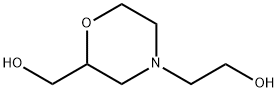 4-Morpholineethanol, 2-(hydroxymethyl)- Struktur