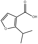 2-异丙基呋喃-3-羧酸, 99698-80-3, 结构式