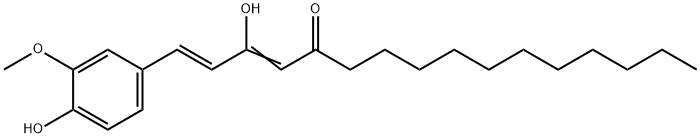 12]-Dehydrogingerdione 结构式