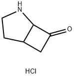 2-氮杂-7-氧代双环[3.2.0]庚烷盐酸盐 结构式