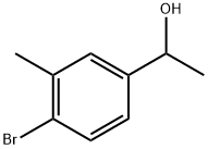 Benzenemethanol, 4-bromo-α,3-dimethyl- Struktur